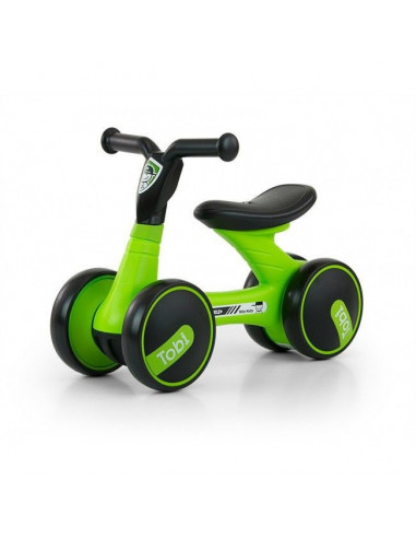 Bicicleta fara pedale Tobi Green - Black,mm23050