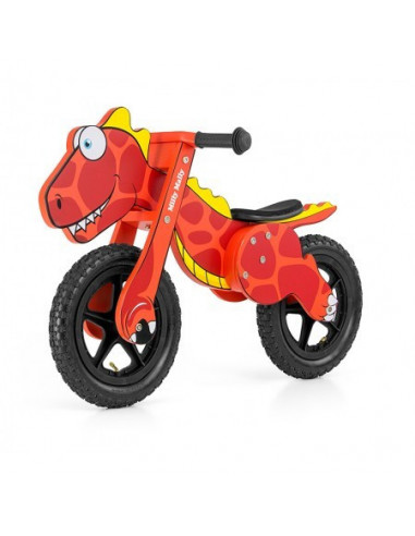 Bicicleta fara pedale Dino Red,mm2923