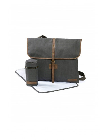 Geanta Unisex pentru Scutece Satchel Silver Cloud,8684