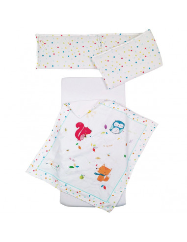 Set 3 Piese Patut Sleepy Forest Friends 25-120,263252