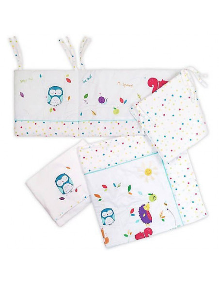 Set 3 Piese Patut Sleepy Forest Friends 35-140,263262