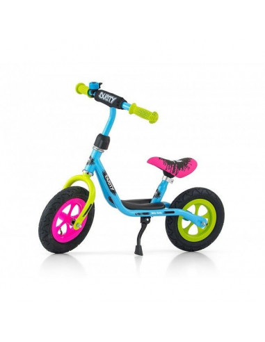 Bicicleta fara pedale Dusty 12" Multicolor,mm23319