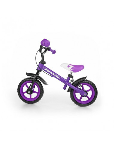 Bicicleta fara pedale Dragon Z Violet cu frana,mm34782
