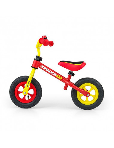 Bicicleta fara pedale Dragon Air Yellow Red,mm22800