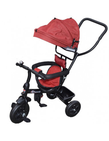 Tricicleta Copii Cu Maner Si Pedale,25008