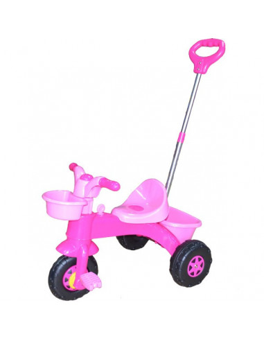 Tricicleta Dolu Cu Maner My First Trike Roz,93 x 61 x 44