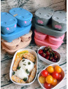 Set caserole hrana cu capac Bentomals To Go Purcelus,9896