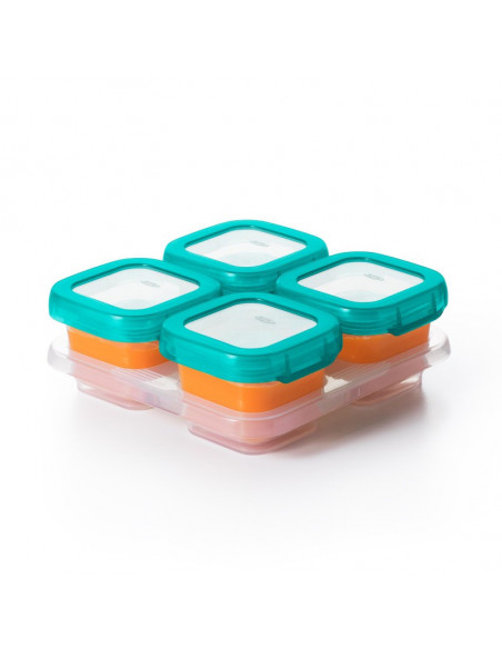 Recipiente din Plastic pentru Congelare Alimente 4 x 120