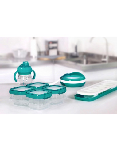 Recipiente din Plastic pentru Congelare Alimente 4 x 120