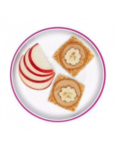 Farfurie cu Fixare prin Suctiune Roz,61120800