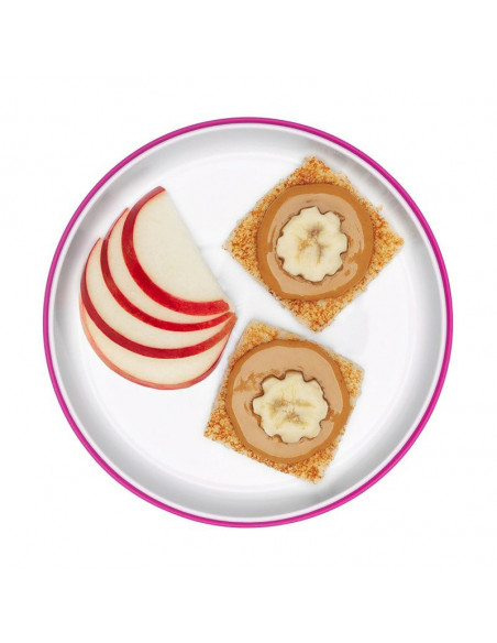 Farfurie cu Fixare prin Suctiune Roz,61120800