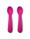 Set 2 Lingurite din Silicon Roz,61150600