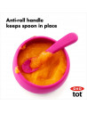 Set 2 Lingurite din Silicon Roz,61150600