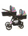 Carucior Gemeni Pj Stroller Lux 3 In 1 Multicolor Carucior Gemeni Pj Stroller Lux 3 In 1 Multicolor