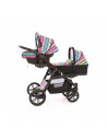 Carucior Gemeni Pj Stroller Lux 3 In 1 Multicolor Carucior Gemeni Pj Stroller Lux 3 In 1 Multicolor