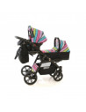 Carucior Gemeni Pj Stroller Lux 3 In 1 Multicolor Carucior Gemeni Pj Stroller Lux 3 In 1 Multicolor