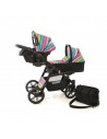 Carucior Gemeni Pj Stroller Lux 3 In 1 Multicolor Carucior Gemeni Pj Stroller Lux 3 In 1 Multicolor