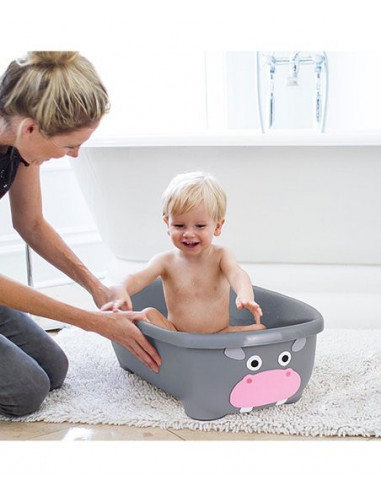 Cadita de Baie cu Suport si Capac Purcelus Roz,6710