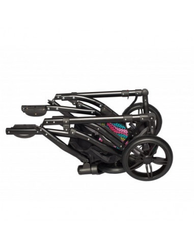 Carucior copii gemeni tandem 3 in 1, PJ STROLLER Lux