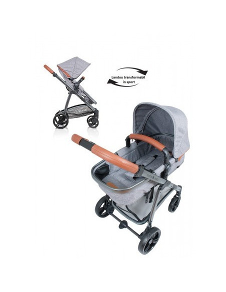 Carucior Kiddo Jazz 2 In 1 Stone Brown,1001063-10