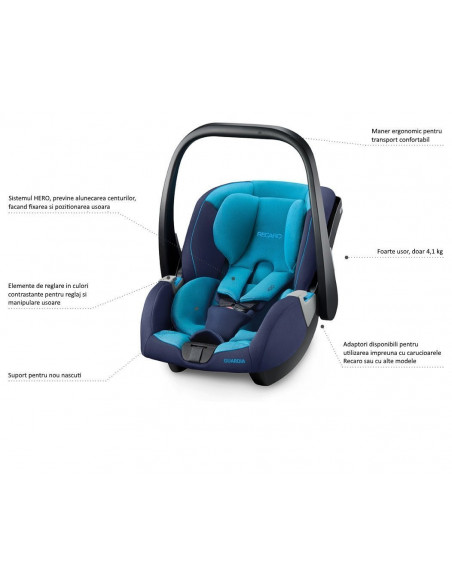 Scaun Auto pentru Copii Guardia Performance Black,5516.21534