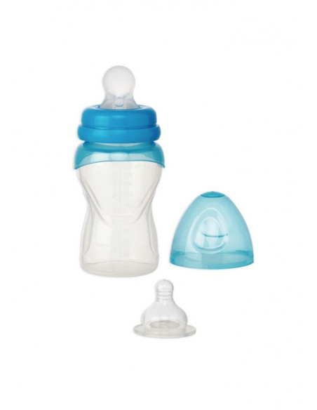 Biberon Special 2 in 1 cu Tetina si Lingurita 250 ML,2502