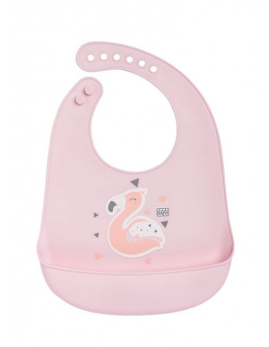Baveta din Silicon YUM Flamingo,1661-F