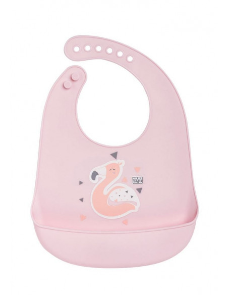 Baveta din Silicon YUM Flamingo,1661-F
