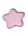 Farfurie Silicon Stea Roz,17422