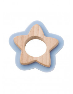 Jucarie naturala pentru dentitie Star Bleu,1704-B 2