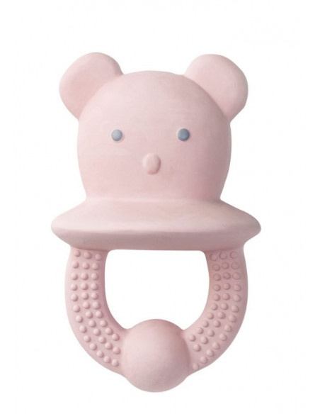 Jucarie dentitie cauciuc natural Sweet Teddy Roz,1728-P