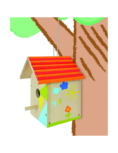 Casuta din lemn pentru pasari Eichhorn Bird House,S100004581