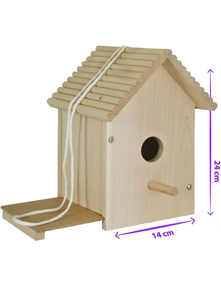 Casuta din lemn pentru pasari Eichhorn Bird House,S100004581