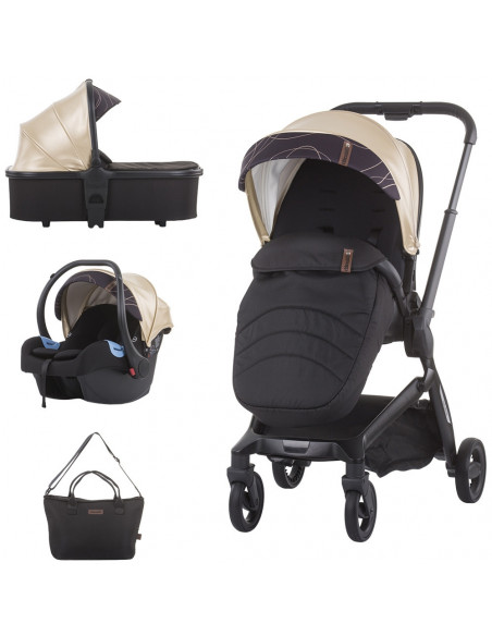Carucior Chipolino Emotion 3 in 1 gold,KKEM02101GD