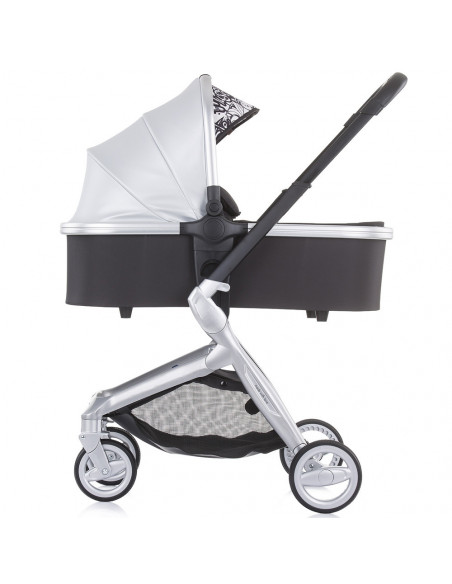 Carucior Chipolino Emotion 3 in 1 silver,KKEM02102SL