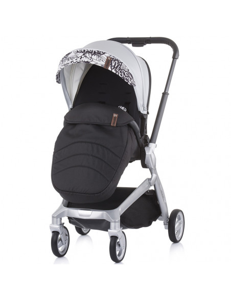 Carucior Chipolino Emotion 3 in 1 silver,KKEM02102SL