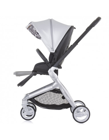 Carucior Chipolino Emotion 3 in 1 silver,KKEM02102SL