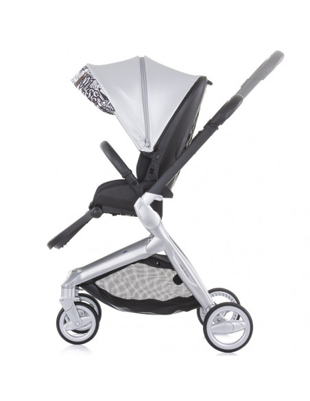 Carucior Chipolino Emotion 3 in 1 silver,KKEM02102SL