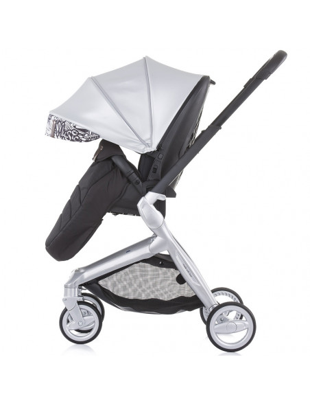 Carucior Chipolino Emotion 3 in 1 silver,KKEM02102SL