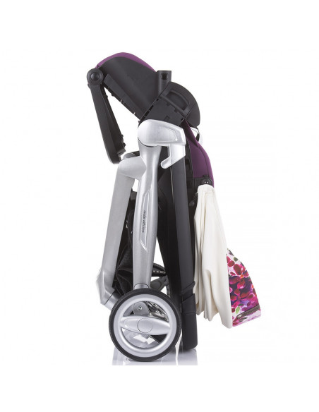 Carucior Chipolino Emotion 3 in 1 white flowers,KKEM02103WF