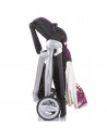 Carucior Chipolino Emotion 3 in 1 white flowers,KKEM02103WF
