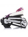 Carucior Chipolino Emotion 3 in 1 white flowers,KKEM02103WF