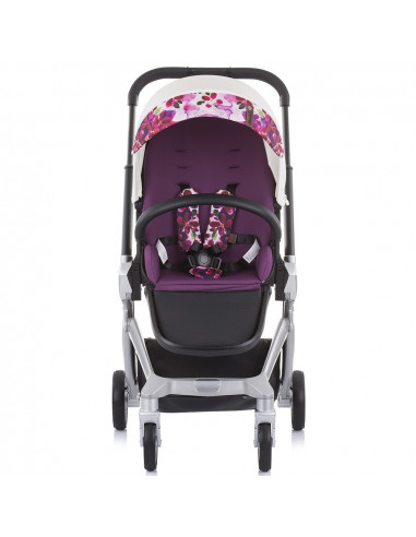 Carucior Chipolino Emotion 3 in 1 white flowers,KKEM02103WF
