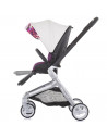 Carucior Chipolino Emotion 3 in 1 white flowers,KKEM02103WF
