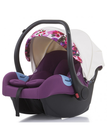 Carucior Chipolino Emotion 3 in 1 white flowers,KKEM02103WF