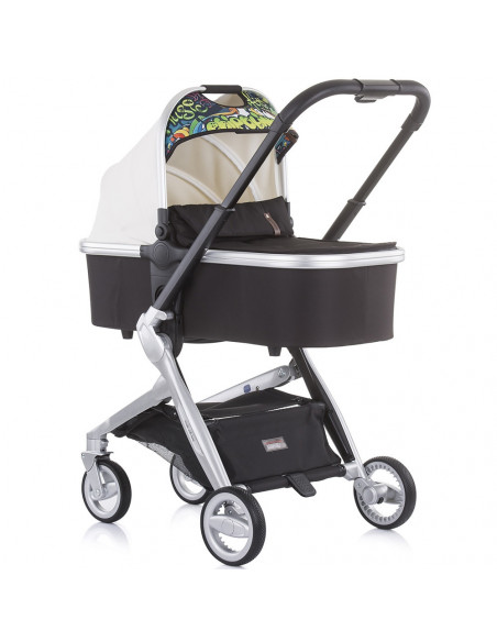 Carucior Chipolino Emotion 3 in 1 white graffiti,KKEM02104WG
