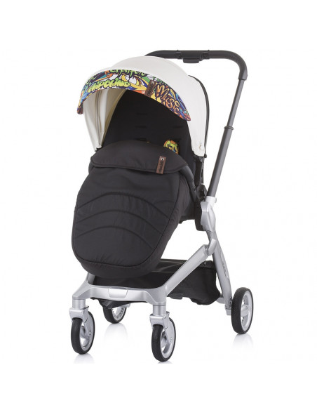 Carucior Chipolino Emotion 3 in 1 white graffiti,KKEM02104WG