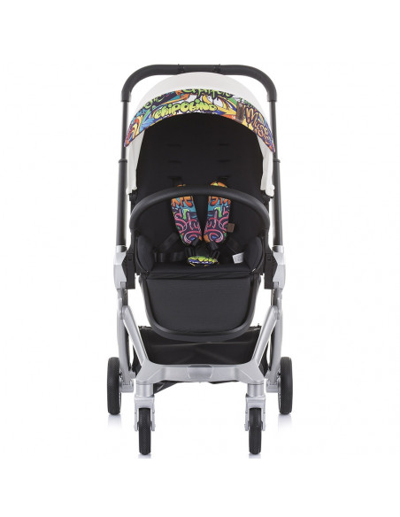 Carucior Chipolino Emotion 3 in 1 white graffiti,KKEM02104WG