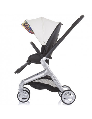 Carucior Chipolino Emotion 3 in 1 white graffiti,KKEM02104WG