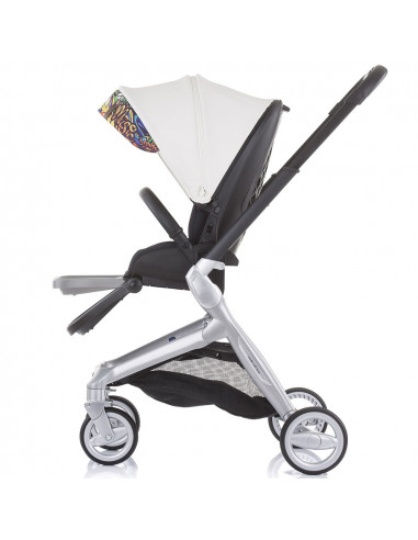 Carucior Chipolino Emotion 3 in 1 white graffiti,KKEM02104WG